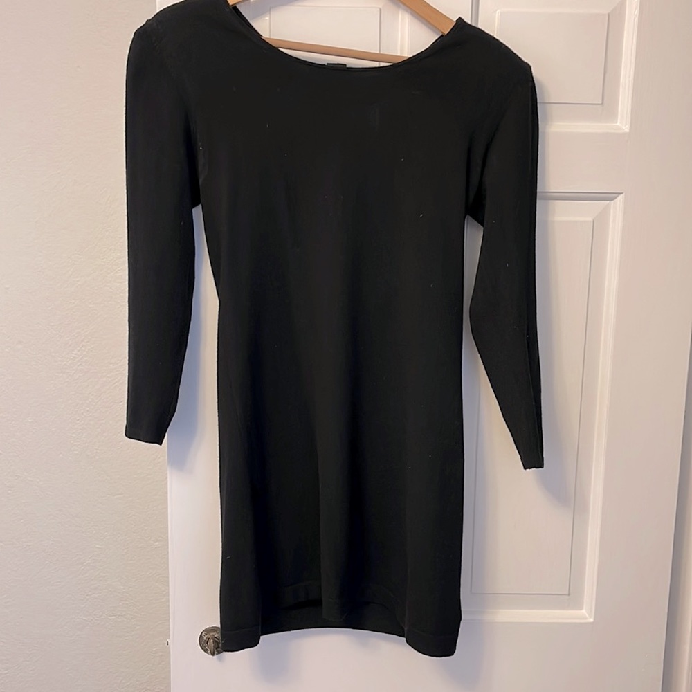 Theory Wool Sweater Mini Dress